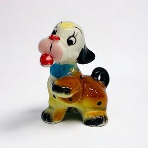 Vtg Wales Dog Figurine Anthropomorphic Made In Japan Clown Puppy Animal